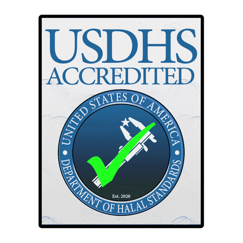 United States Department of Halal Standards (USDHS) logo, Halal Watch accreditation